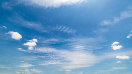 clear blue sky background,clouds with background, Blue sky background with tiny clouds. White...