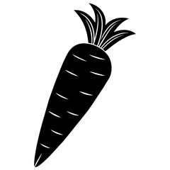 carrot isolated on white background