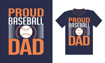 Dad Baseball T-Shirt Designs
