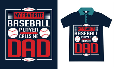Dad Baseball T-Shirt Designs