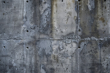Grunge brown concrete wall with a rough, weathered texture
