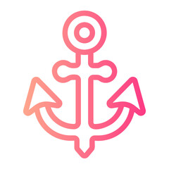 anchor gradient icon