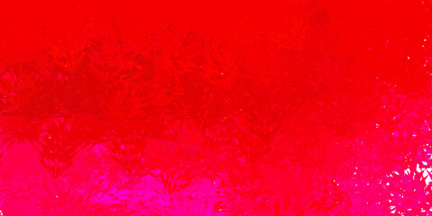 Dark red vector background with triangles.