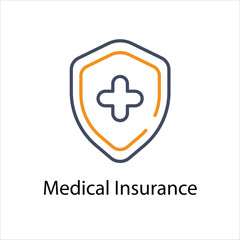 Medical Insurance vector icon