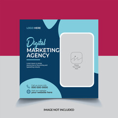 digital marketing corporate social media post template
