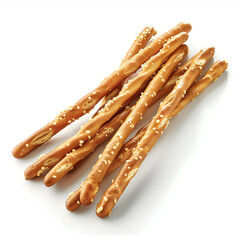 Clipart illustration of pretzel sticks on a white background. Suitable for crafting and digital design projects.[A-0002]