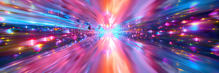 Mesmerizing Psychedelic VJ Loop of Vibrant Colors for Electro Music Events