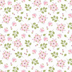 Floral Seamless Pattern. Design for fabric, textiles, wallpaper, packaging.