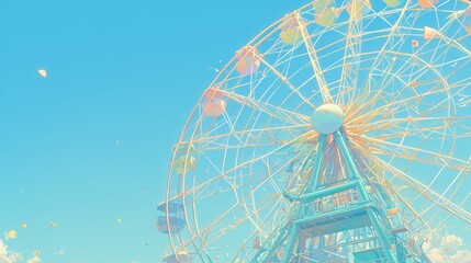 観覧車と空の風景9