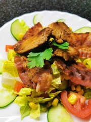 chicken meat salad