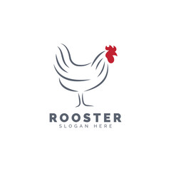 Rooster icon template design vector icon illustration