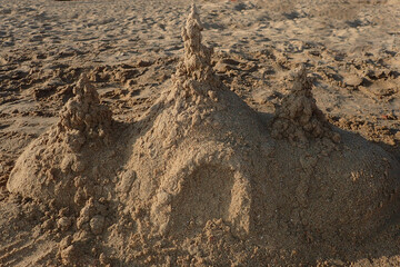 small sand tower in the egypt
