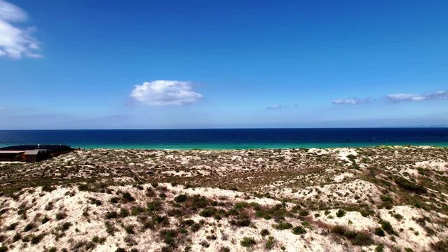 Flying Over Beautiful Beach in Portugal 06