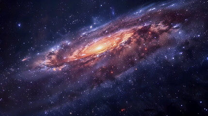 Fototapeta premium Colorful space galaxy cloud nebula. Stary night cosmos. Universe science astronomy. Supernova background wallpaper