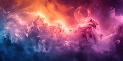 Abstract colorful smoke wallpaper background