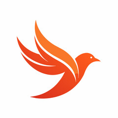 A flying bird logo icon