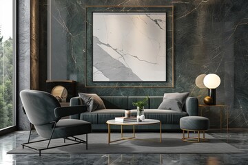Bright hallway Marble floor adds luxury Marble wall makes statement.