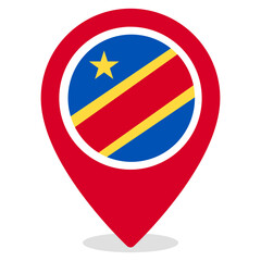 Vector Icon for Democratic Republic Of Congo, country, national, flag, world flag