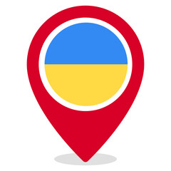 Vector Icon for Ukraine, country, national, flag, world flag