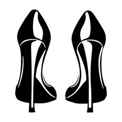 High Heels pair svg vector illustration