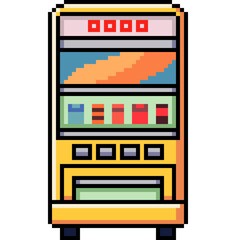 pixel art of colorful vending machine
