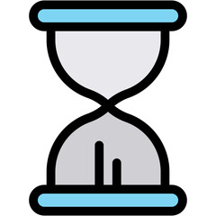 Vector Icon Hourglass, loading, productivity, timer, waiting