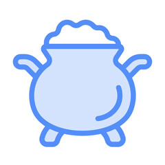Furnance Icon With Linear Color Style 