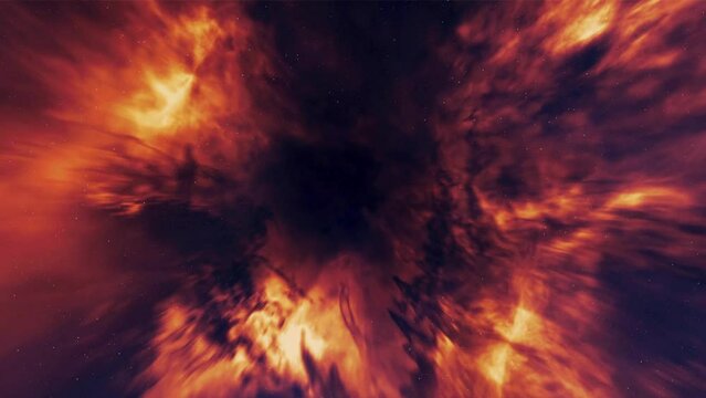 Cosmic Voyage: Hyperspeed Journey Through a Wormhole