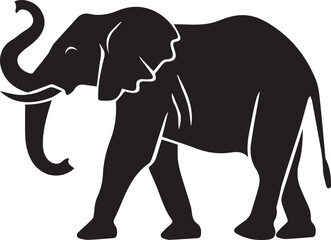 Obraz premium elephant cartoon isolated on white