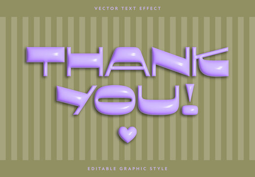 Glossy 3D Text Effect
