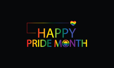 Celebrating Pride A Look at the 2024 Text and Flag Illustration Design