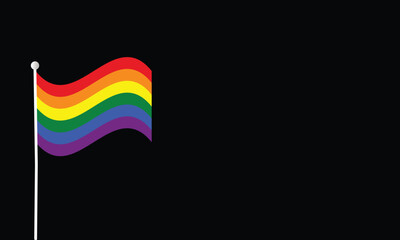 Bold and Beautiful Flag Design for Pride Month 2024