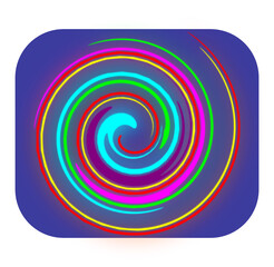 abstract colorful swirl