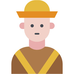 Vector Icon Boy, people, muslim, avatar, man