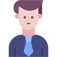 Vector Icon person, manager, user, male, account