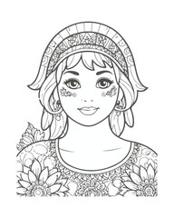Adult Coloring Book  Page .