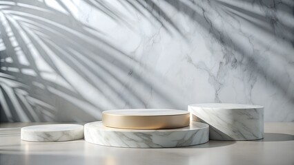 Marble background for products with shadows