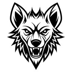  Wolf head vector illustration. This is an editable file.
