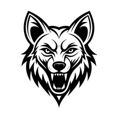  Wolf head vector illustration. This is an editable file.
