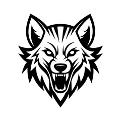  Wolf head vector illustration. This is an editable file.
