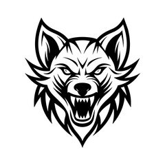 Wolf head vector illustration. This is an editable file.
