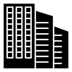 Vector Icon workout place, building, office, city, building