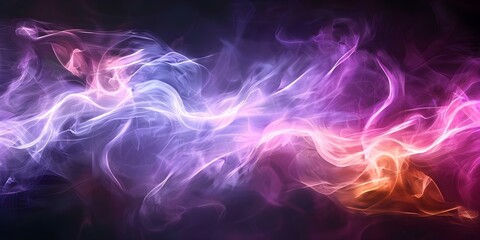 Obraz premium Creating a Mesmerizing Ethereal Glow with Vibrant Neon Colors. Concept Ethereal Glow, Vibrant Colors, Neon Photography, Creative Lighting, Mesmerizing Effects