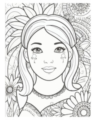 Animal Coloring  Book Page For Kids