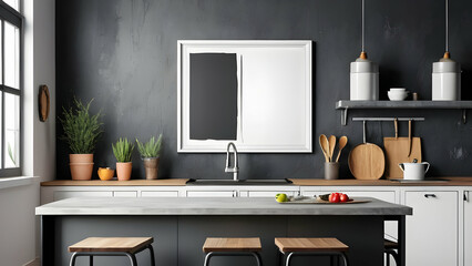 
Frame Wall Art Mockup Living Room