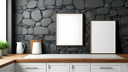 
Frame Wall Art Mockup Living Room