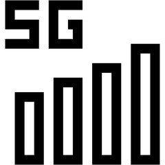 Vector Icon Signal, Technology, 5G, internet, wireless