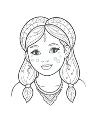 Animal Coloring  Book Page For Kids