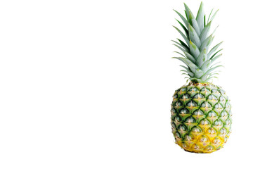 Pineapple Against White Background