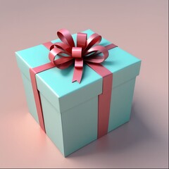 3d gift box design for celebration birthday 